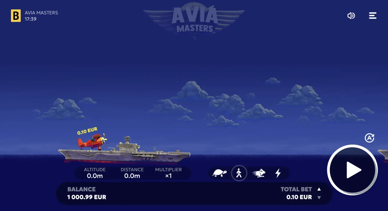 Successful aircraft landing on carrier in Aviamasters